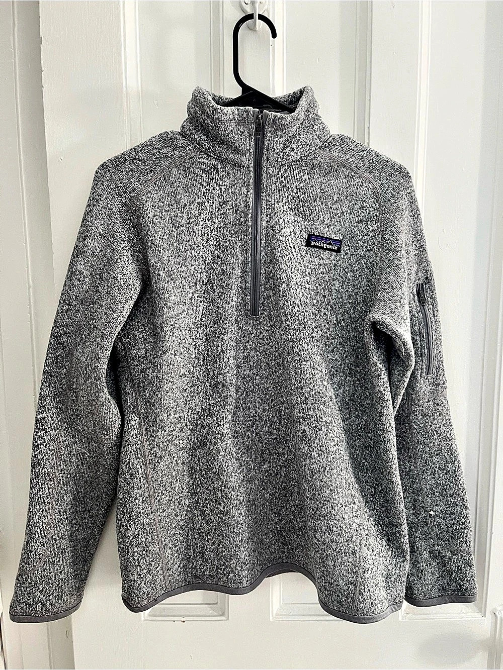 Patagonia Women's Better Sweater 1/4-Zip Fleece Gray Medium